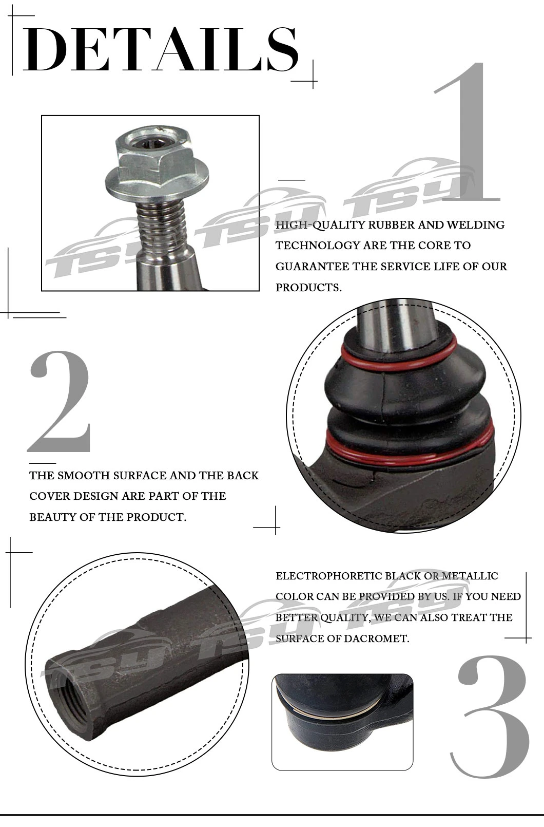 Good Price Chassis Parts OE 31302344 Tie Rod End for Volvo